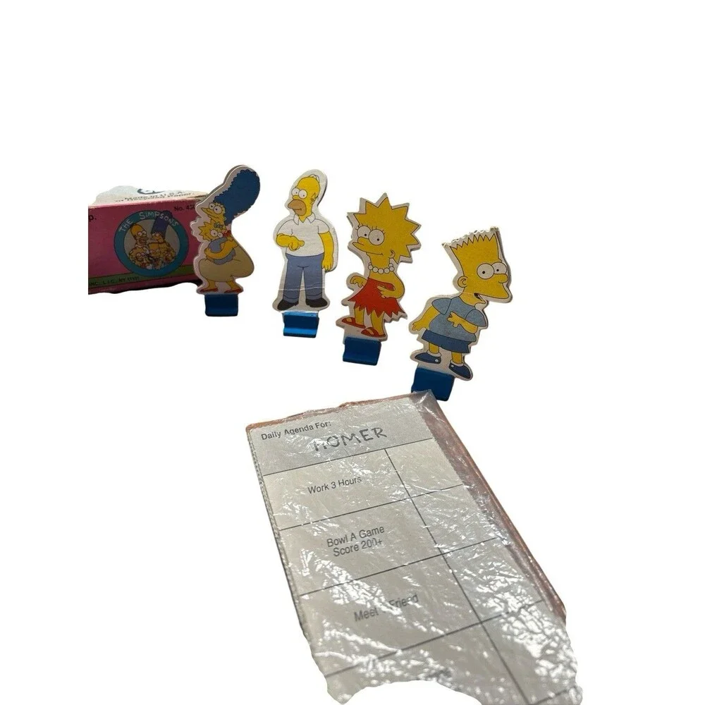 Vintage 1990 The Simpsons Mystery Of Life Board Game by Cardinal